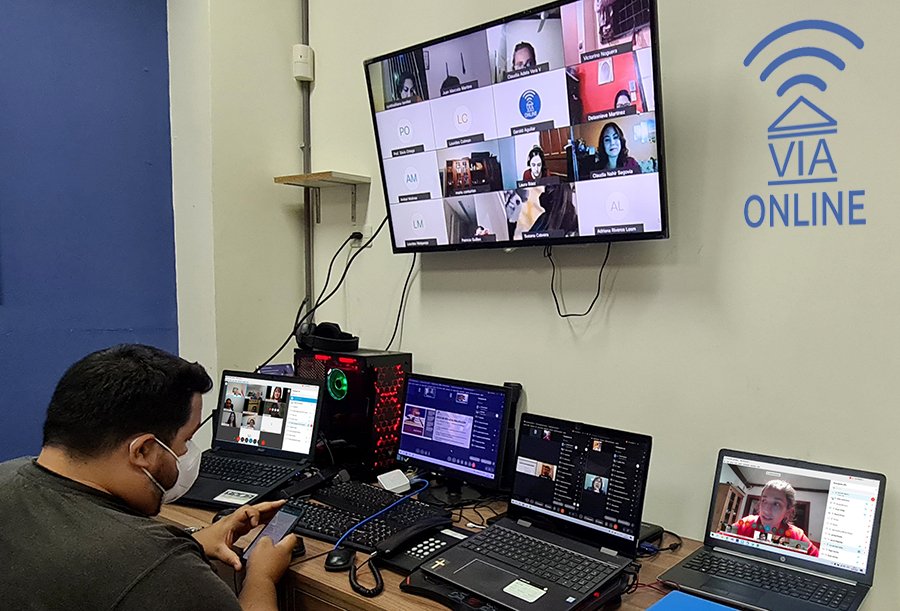 Un día de Clases On Line en VIA pro desarrollo